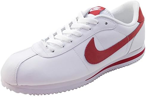 Amazon Co Jp Nike ナイキ Cortez Basic Leather 162 スニーカー 白赤 28 5cm 服 ファッション小物