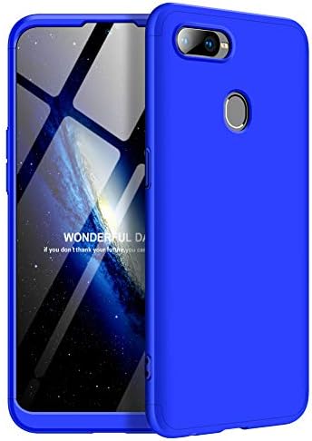 Scheam Oppo F9 Case, Premium Design Cell Phone Cases [ Scratch Resistant ] Cover Cases Oppo F9 Blue