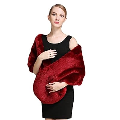 BEAUTELICATE Women's Faux Fur Shawl Stoles Wrap for Bridal/Wedding/Party-S62(12 Colors) BEAUTELICATE Women's Faux Fur Shawl Stoles Wrap for Bridal/Wedding/Party-S62(12 Colors)
