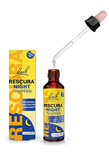 Original Bach RESCURA NIGHT Tropfen alkoholfrei: (ehemals Rescue) Bachblüten-Mischung + White Chestnut, 20ml – Bild 3
