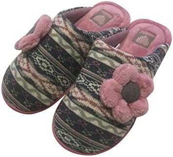 Corifei "Candy" Women Slippers Soft Warm, Pink, 6.5