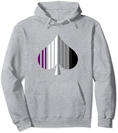 Unisex Ace Pride Shirt Asexual Shirt Aromantic Ace Spade Medium Heather Grey