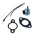 KIPA Carburetor Fuel Solenoid for Kohler 12-757-09 12-757-33 S 12-435-02-S 12-757-09-S 1275733 CV11 CV12 CV12.5 CV13 CV14 CV15 CV16 CH11 CH12 CH14 CH16 Engine STX38 LX255 AM128242 AM128816