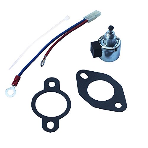 KIPA Carburetor Fuel Solenoid for Kohler 12-757-09 12-757-33 S 12-435-02-S 12-757-09-S 1275733 CV11 CV12 CV12.5 CV13 CV14 CV15 CV16 CH11 CH12 CH14 CH16 Engine STX38 LX255 AM128242 AM128816