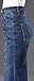 chouyatou Women's Casual Stretch High Waisted Front Button Long Denim Mermaid Skirt (Medium, Blue)