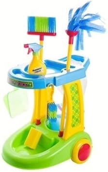 casdon cleaning trolley with accessories