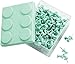 Stackable Brick Container with Push Pins - Qty 200 (Mint Green)