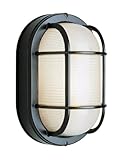 Trans Globe Lighting 41005 BK Outdoor Aria 8.5" Bulkhead, Black (Tools &amp; Home Improvement)