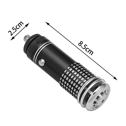 WEIYE Car Air Purifier - Car Air Freshener,Car Ionizer, Ionic Air Purifier - Removes Pollen, Smoke, Bad Smell and Odors, Allergy Relief - 1PCS
