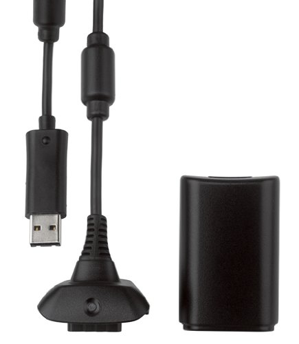 #43 — Official Xbox 360 Play and Charge Kit - Black (Xbox 360)