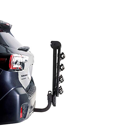 Ride KAC S4 Hitch Mounted 4Bike Suspension Rack, Quick Release Handle, Double Folding, Smart