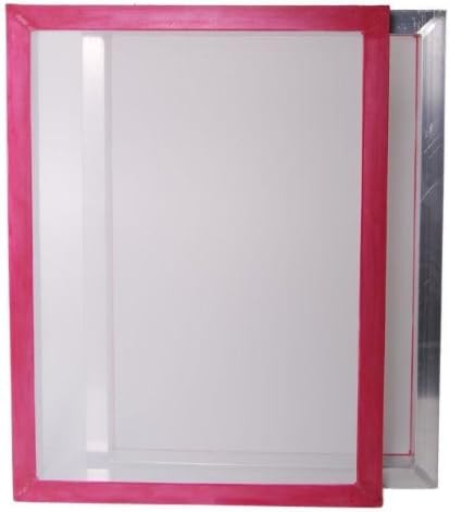 Aluminum Frame Printing Screens, 4-pack, 20x24 Pre-stretched with 156 tpi White Silkscreen Mesh, by MSJ Screens