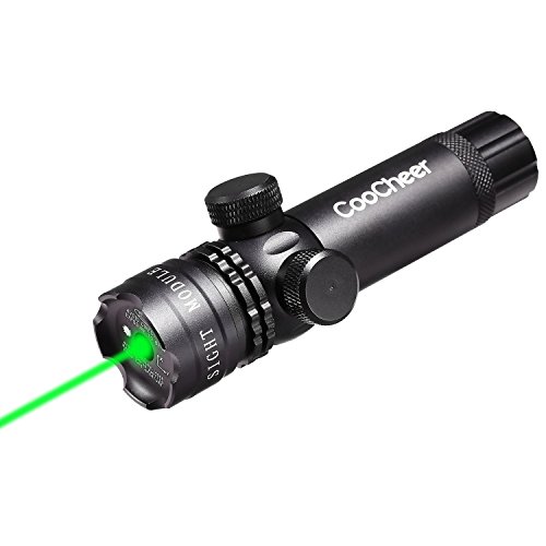 Coocheer Green Laser Sight ,Tactical Green Dot Laser Sight,532nm Gun Scope with Mounts for Hunting