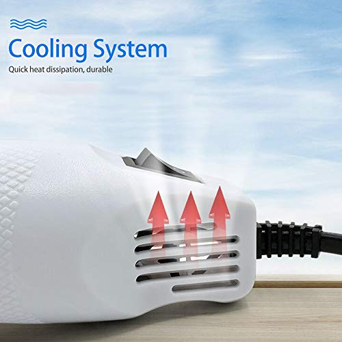 Carrfan 110V 300W Electric Hot Air Gun DIY Tool Heat Gun for Heat Shrink Tubing Drying Paint DIY Embossing Shrink Wrapping
