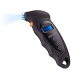 SAFELIFE Digital Tire Pressure Gauge 150 PSI Digital Tire Gauge with Backlit LCD and Non-Slip Grip (Black)