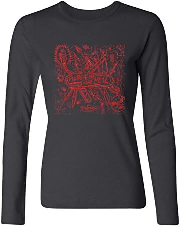 FUSHUO18WOMENT Women's Pierce The Veil Misadventures Long Sleeve T-shirt