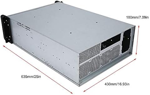 Triamisu Riser Mining Eth/ETC/ZEC/XMR 4U Mine Mining Machine Chasis 6/8 Servidor de gráficos Chasis Fuente de alimentación única - Negro (en Stock)