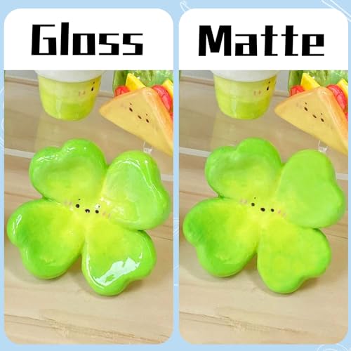100ml Air Dry Clay Glaze, Protect Clay Surfaces,Delivers Gloss Glaze Effect | Gloss Glaze, Air Dry Clay Varnish, Waterproof, Dustproof, Prevents Clay Scratches & Wear