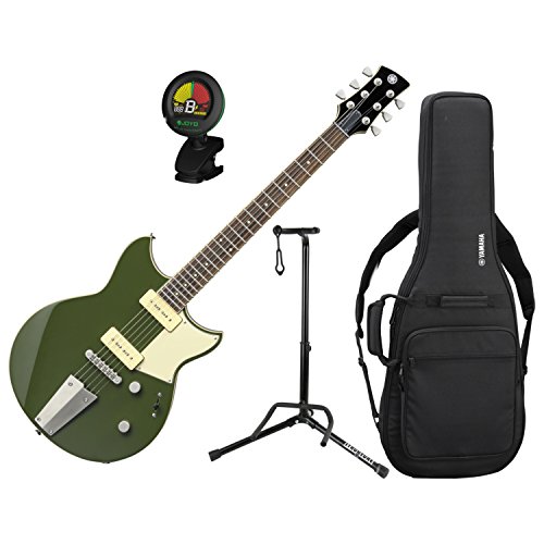 Yamaha Revstar RS502T BGR (Tune-o-Matic Bridge) Double-Cutaway Bowden Green Electric Guitar w/ Gig Bag, Stand, and Tuner