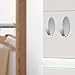 FOTYRIG Adhesive Hooks Wall Hooks Stainless Steel Hooks Stick on Hooks for Jewelry Organizing, Hat Hooks, Coat Hook, Key Hook - Home Kitchen Bathroom Shower Dorm Room Organizer (6, Small)