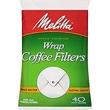 Melitta Super Premium Percolator Wrap-Around Coffee Filters, White, 40 Count (Pack of 12)
