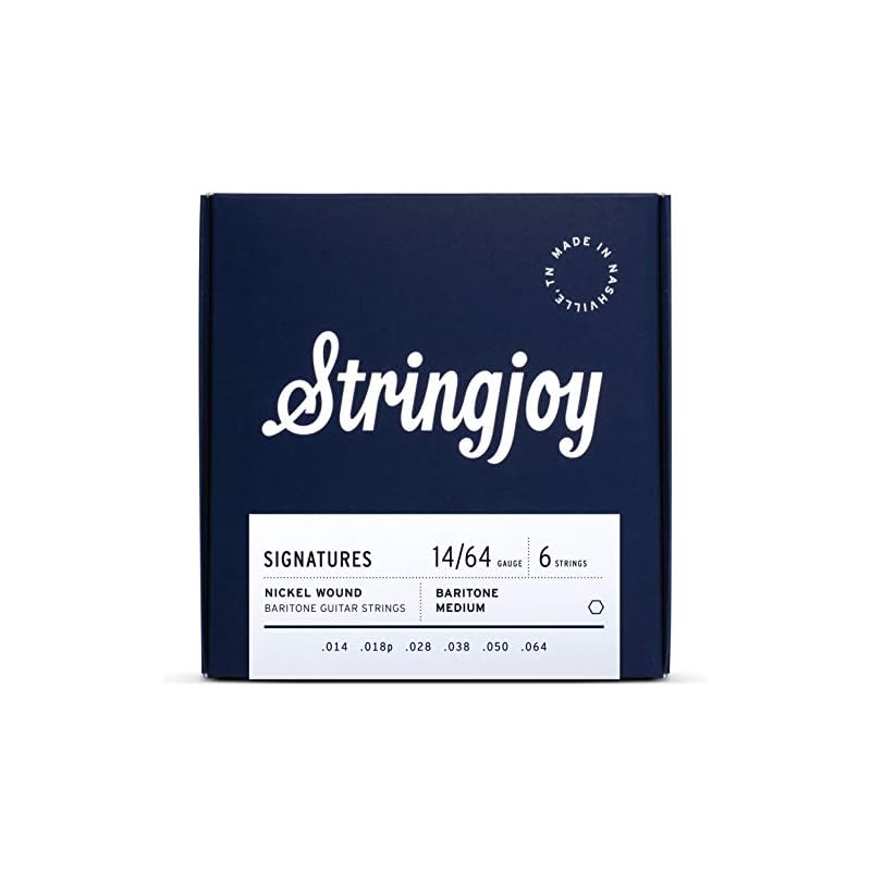 Stringjoy BAL14B Baritone Signature Nickel Electric Guitar Strings