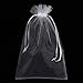 Pack of 50 Organza Gift Bags Drawstring Jewelry Candy Pouches for Wedding Birthday Party Favor Christmas Wrapping (7.9 x 11.8 Inch, White)
