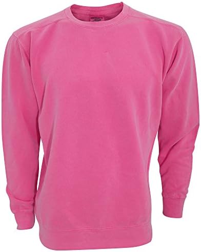 Comfort Colors Adults Unisex Crew Neck Sweatshirt (L) (Raspberry)