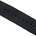 Replacement 18mm NATO Strap Nylon Watch Band - Black, 5 Ring Black PVD Buckle