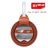 12-Inch Ceramic Nonstick Sauté & Frying Pan, Oven-Safe