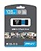 PNY Elite-X 128GB USB 3.1 Gen 1 Flash Drive, Read Speeds up to 200MB/S (P-FD128ELX-GE)