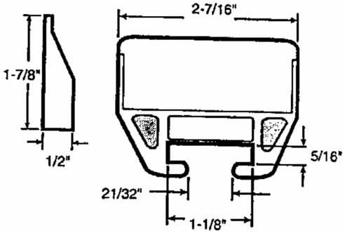 Drawer Slides Prime Line Drawer Guide Side Saddles White Drawer