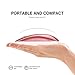 Wireless Mouse, Inphic Slim Silent Click Rechargeable 2.4G Wireless Mice 1600DPI Optical Portable USB PC Computer Laptop Cordless Mouse with Nano Receiver for Windows Mac MacBook, Rose Gold
