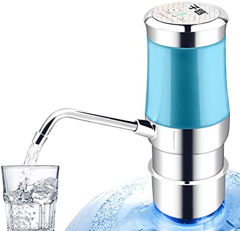 MIJIN Wireless Rechargeable Portable Electric Automatic Drinking Water Bottle Pump Smart Drinking Water Dispenser,B
