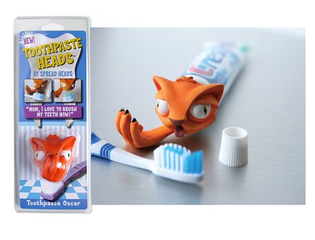 Spread Heads Toothpaste Caps