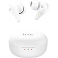 HTC True Wireless Earbuds Plus - ANC, Active Noise Cancellation IPX5 Water Resistant Bluetooth 5.0 with ENC, Stereo in-Ear Touch Control Earbuds