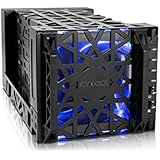ICY DOCK Black Vortex MB174U3S-4SB 4 Bay USB 3.0 & eSATA External HDD Enclosure with 120mm Cooling Fan