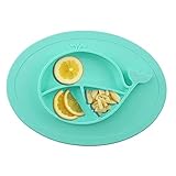 Oval Silicone Placemat For Food, Silicone Mini Mat - Children's Placemat, Suitable For Baby Toddlers, Microwave & Dishwasher Friendly, Made With Food Grade Silicone, Safety Assured
