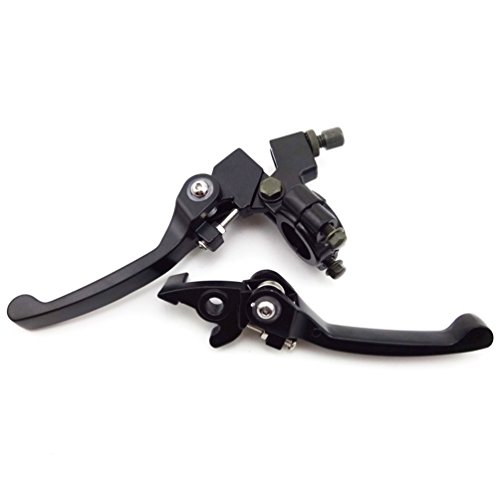 XLJOY Alloy Folding Brake Clutch Levers For 50cc 90cc 110cc 125cc 150cc 160cc CRF50 KLX TTR YCF SSR Thumpstar Pit Dirt Bike Motorcycle - Thumbnail 6
