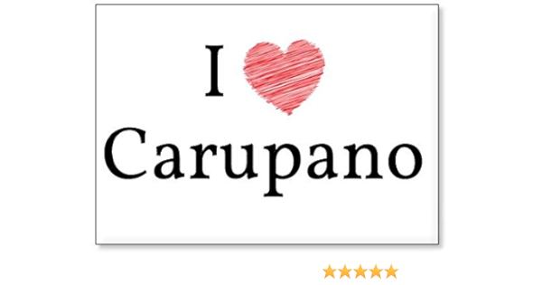 Mundus Souvenirs - Amo Carupano, Imán para Nevera (diseño 3)