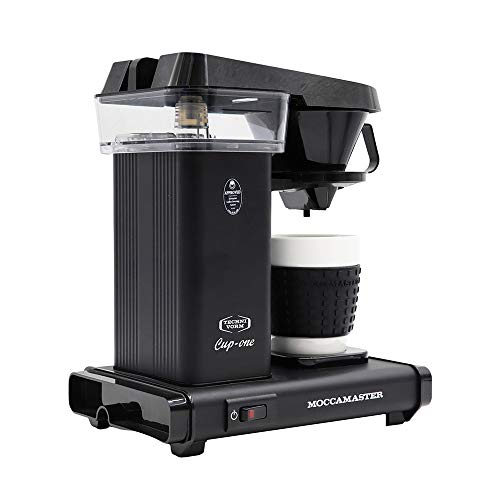 Moccamaster Cup-One, Kaffeemaschine Filtermaschine, Kaffeemaschine Klein 2 tassen, Kaffeefilter, Matt Black – Bild 3