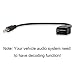 Electop 3.5mm 1/8 inch Male AUX Audio Plug Jack to USB 2.0 Female Converter Cable Cord