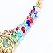 AWAYTR Ladies Choker Necklace Gold Tone Fashion Statement Big Multi Color Crystals Multi Color