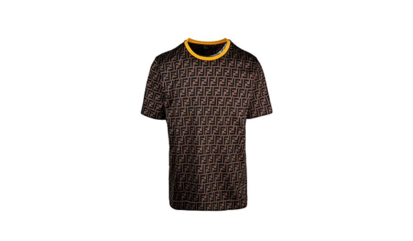 Amazon.com: Fendi FY0936A6ZUF0QT1 - Camiseta de lujo para hombre, color  marrón, L : Ropa, Zapatos y Joyería