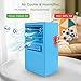 Personal Air Cooler, 4 in 1 Air Space Conditioner, Evaporative Humidifier Purifier with 3 Speeds, Portable Desk Cooling Fan for Home Room Office Outdoor