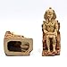 Anxyuan Pharaoh Statue Aquarium Decoration, Exotic Environments Fish Tank Fountain Ornament with Caves for Hiding, Available to Linking to Oxygen Pump, 4.1