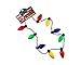 KINREX Christmas LED Light Up Necklace - Flashing Bulb Holiday Xmas & Party Favors – Flashing Favors Light Measures 35
