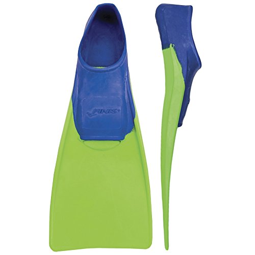 FINIS Long Floating Fins (Jr 8-11, Blue/Lime Green)