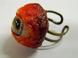Realistic Life Size Human/zombie Eyeball Ring with