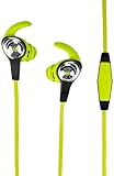 Monster iSport Intensity In-Ear Sports Headphones - Neon Green, Running, Sweatproof